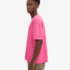 T-shirt oversize en coton bio - Rose bubble-gum
