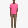 T-shirt oversize en coton bio - Rose bubble-gum
