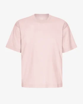 T-shirt oversize en coton bio – Rose délavé