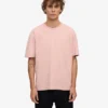 T-shirt oversize en coton bio – Rose délavé