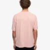 T-shirt oversize en coton bio – Rose délavé