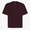 T-shirt oversize en coton bio - Rouge sang de bœuf