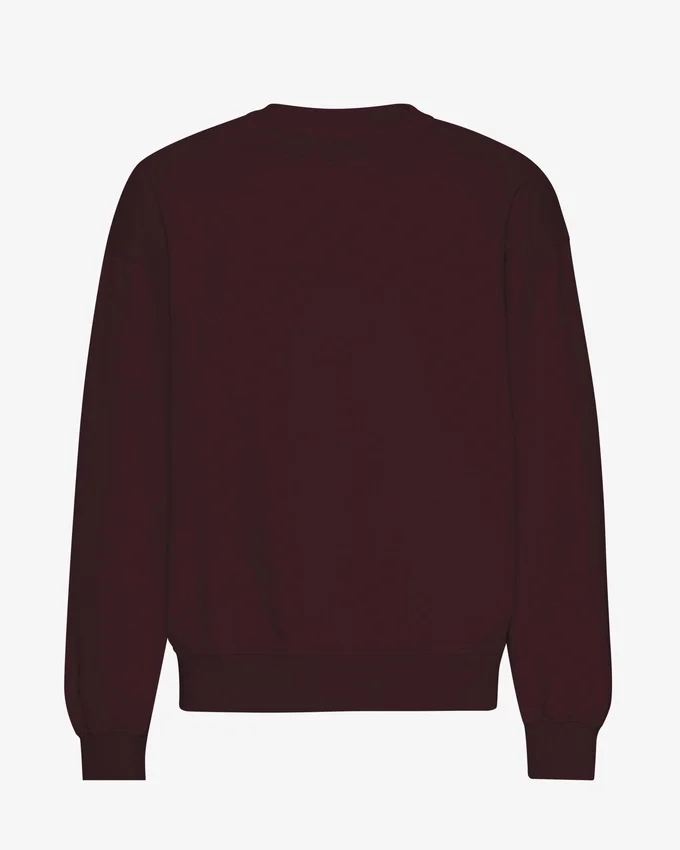 T-shirt oversize en coton bio - Rouge sang de bœuf