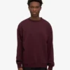 T-shirt oversize en coton bio - Rouge sang de bœuf