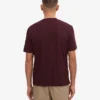T-shirt oversize en coton bio - Rouge sang de bœuf