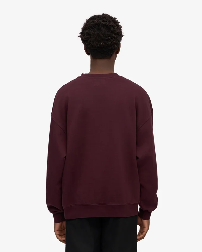 T-shirt oversize en coton bio - Rouge sang de bœuf