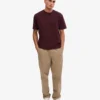 T-shirt oversize en coton bio - Rouge sang de bœuf