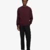 T-shirt oversize en coton bio - Rouge sang de bœuf