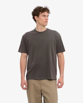 T-shirt oversize en coton bio – Terre délavée