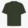T-shirt oversize en coton bio - Vert chasseur