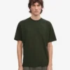 T-shirt oversize en coton bio - Vert chasseur
