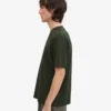 T-shirt oversize en coton bio - Vert chasseur