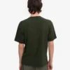 T-shirt oversize en coton bio - Vert chasseur