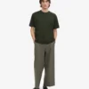 T-shirt oversize en coton bio - Vert chasseur