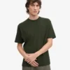 T-shirt oversize en coton bio - Vert chasseur