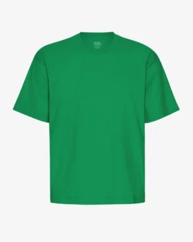 T-shirt oversize en coton bio - Vert Kelly
