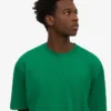 T-shirt oversize en coton bio - Vert Kelly