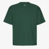 T-shirt oversize en coton bio - Vert émeraude