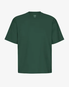 T-shirt oversize en coton bio - Vert émeraude