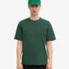 T-shirt oversize en coton bio - Vert émeraude