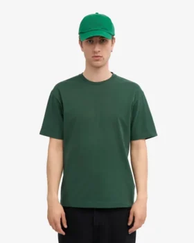 T-shirt oversize en coton bio – Vert émeraude