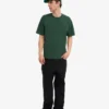 T-shirt oversize en coton bio - Vert émeraude