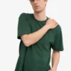 T-shirt oversize en coton bio - Vert émeraude