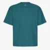 T-shirt oversize en coton bio - Vert océan