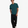 T-shirt oversize en coton bio - Vert océan