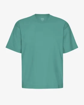 T-shirt oversize en coton bio - Vert sapin