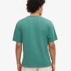 T-shirt oversize en coton bio - Vert sapin