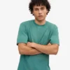 T-shirt oversize en coton bio - Vert sapin