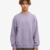 T-shirt oversize en coton bio - Violet jade