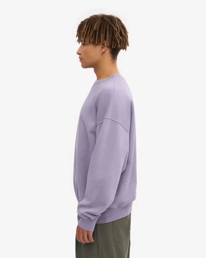 T-shirt oversize en coton bio - Violet jade