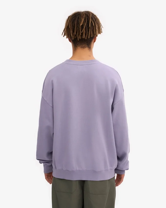 T-shirt oversize en coton bio - Violet jade