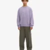 T-shirt oversize en coton bio - Violet jade
