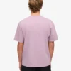 T-shirt oversize en coton bio - Violet nacré
