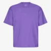 T-shirt oversize en coton bio - Violet ultra
