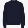 T-shirt oversize en laine mérinos - Bleu marine