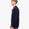 T-shirt oversize en laine mérinos - Bleu marine