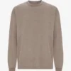 T-shirt oversize à manches longues en coton bio - Kaki délavé