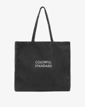 Tote bag en coton bio - Noir délavé