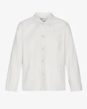 Veste de travail bio - Blanc optique