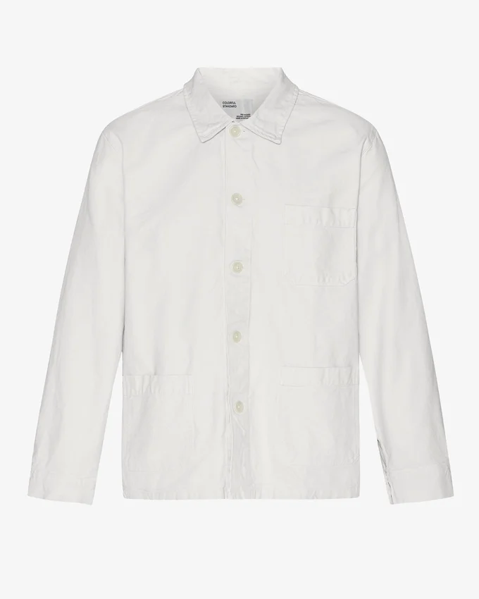 Veste de travail bio - Blanc optique