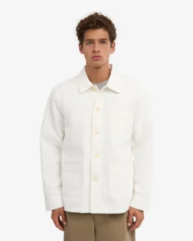 Veste de travail bio – Blanc optique