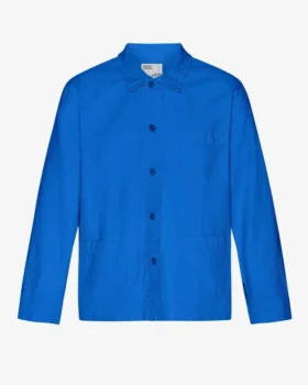 Veste de travail bio - Bleu Pacifique