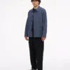 Veste de travail bio - Bleu pétrole