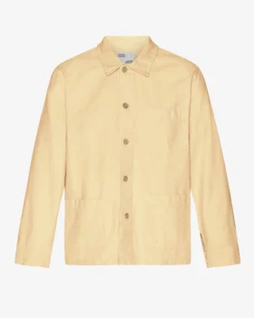 Veste de travail bio - Jaune pâle