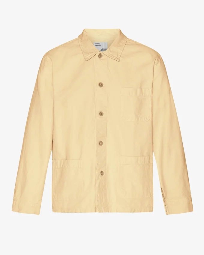 Veste de travail bio - Jaune pâle