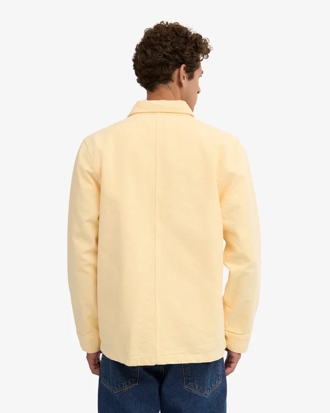 Veste de travail bio - Jaune pâle